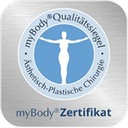 Siegel myBody Qualitätssiegel für Ästhetisch-Plastische Chirurgie
